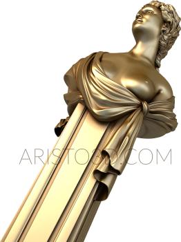 Statuette (STK_0059) 3D model for CNC machine